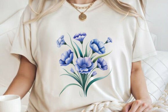 Download Blue Flower Bouquet Nature Lover Gift - Premium Bundle