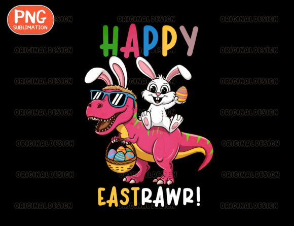 Download Easter Dinosaur Png, Happy Easter Png - Dino Collection