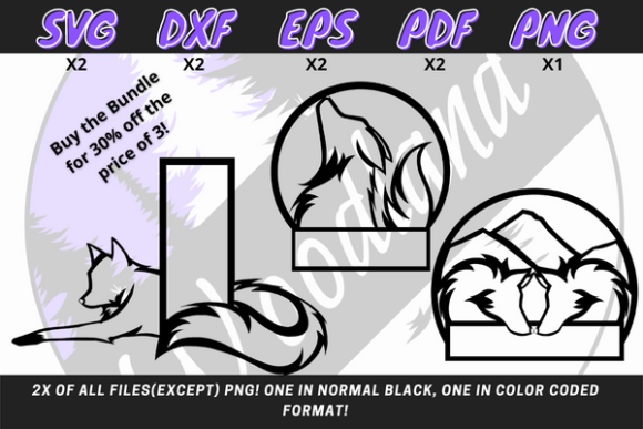 Download Woodland Wolf SVG Bundle - Woodland wolf Collection