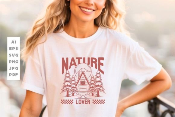Download Nature Lover Cabin House SVG Design - Nature lover Collection