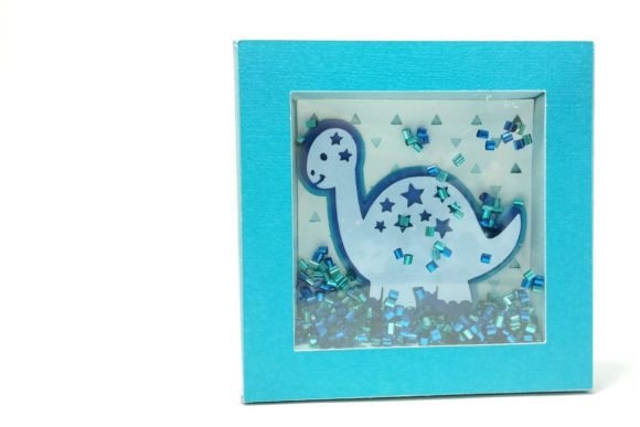 Download Mini Shadow Box Dino Baby Boy - Dino Collection