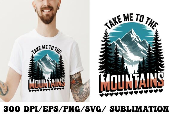 Download Outdoor Nature Lover Mountain Shirt Artw - Premium Bundle