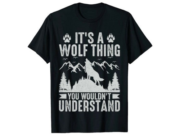 Download Howling Mountain Nature Lover T-Shirt - Premium Bundle