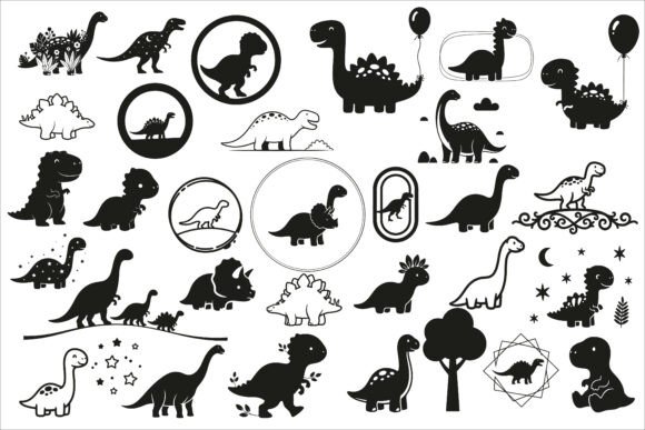 Download Cute Dinosaur Nursery Decor Design - Dino Collection