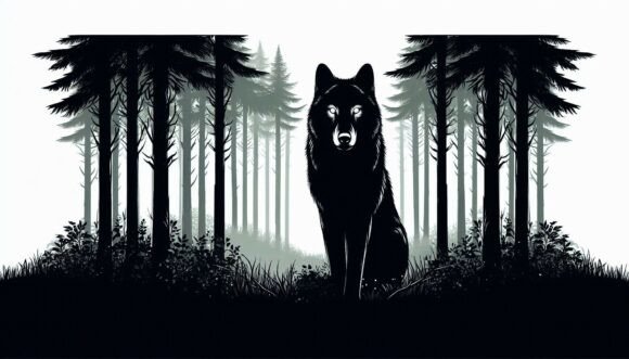 Download Fierce Woodland Wolf - Woodland wolf Collection